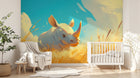 Design A0199 — Papier peint Safari Bébé Pastel — Novomur