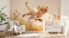 Design A0374 — Papier peint Safari Bébé Pastel — Novomur