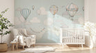 Design A0403 — Papier peint Montgolfières Enfant — Novomur
