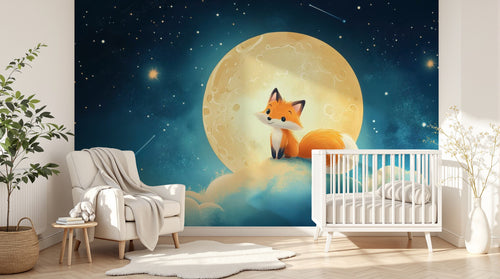 Design A0445 — Papier peint Ciel Nocturne Enfant - Collection 2 — Novomur