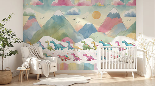 Design A0507 — Papier peint Dinosaures Enfant — Novomur
