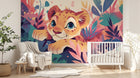 Design A0529 — Papier peint Safari Bébé Pastel — Novomur