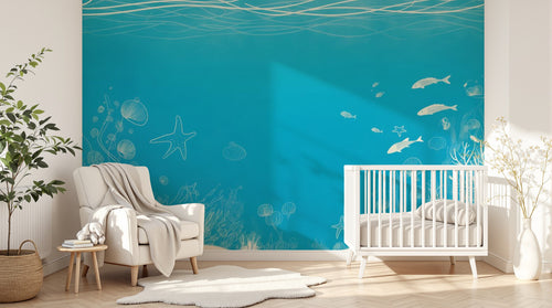Design A0535 — Papier peint Océan Enfant — Novomur