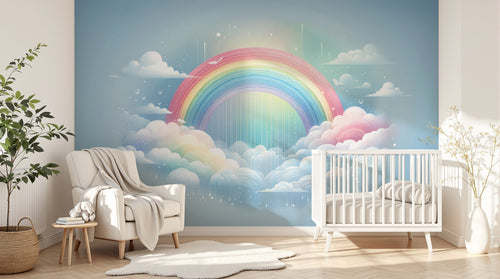 Design A0621 — Papier peint Arc en Ciel Bébé - Collection 1 — Novomur