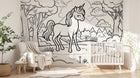 Design A0731 — Papier peint Licorne Enfant — Novomur