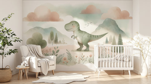 Design A0802 — Papier peint Dinosaures Enfant — Novomur