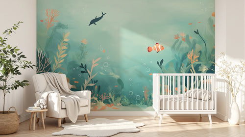 Design A0918 — Papier peint Océan Enfant — Novomur