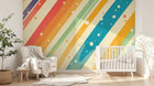 Design A0931 — Papier peint Arc en Ciel Bébé - Collection 2 — Novomur