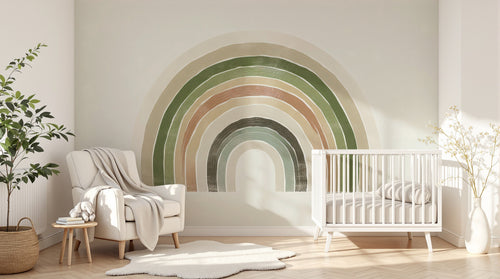 Design A0964 — Papier peint Arc en Ciel Bébé - Collection 1 — Novomur