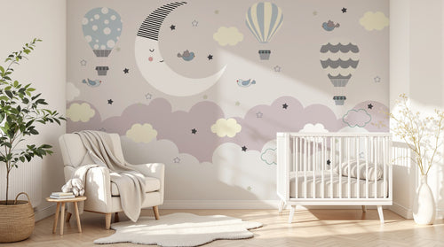 Design D0057 — Papier peint Ciel Nocturne Enfant - Collection 1 — Novomur