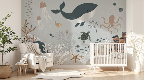 Design D0430 — Papier peint Océan Enfant — Novomur