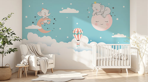Design F0419 — Papier peint Ciel Nocturne Enfant - Collection 1 — Novomur