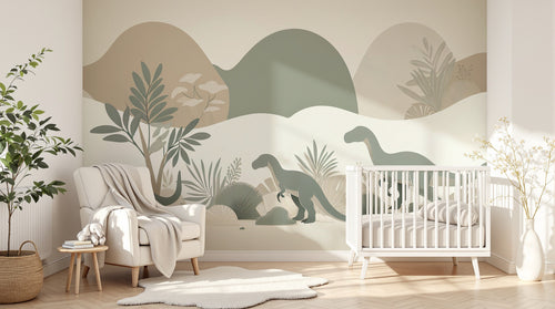 Design F0583 — Papier peint Dinosaures Enfant — Novomur