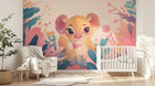 Design F0938 — Papier peint Safari Bébé Pastel — Novomur