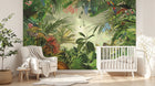 Design L1084 — Papier peint Jungle Enfant Tigre & Singes — Novomur