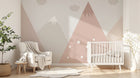 Design SL0147 — Papier peint Montagne Scandinave Enfant — Novomur