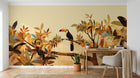 Design A0004 — Papier peint Palmier Tropical Vintage Sépia — Novomur