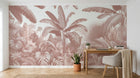 Design A0034 — Papier peint Palmier Tropical Vintage Sépia — Novomur