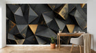 Design A0037 — Papier peint Géométrique Triangles et Losanges - Collection 1 — Novomur