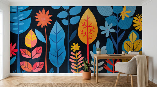 Design A0063 — Papier peint Botanique Feuillage - Collection 2 — Novomur