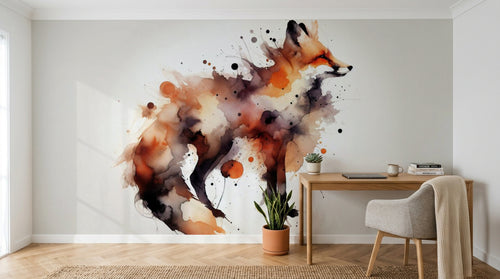Design A0073 — Papier peint Animaux Forêt — Novomur