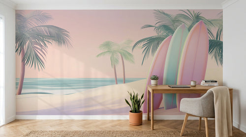 Design A0074 — Papier peint Paysage Plage et Mer — Novomur