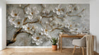 Design A0104 — Papier peint Floral Pivoines et Roses - Collection 1 — Novomur
