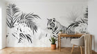 Design A0111 — Papier peint Jungle Enfant Tigre & Singes — Novomur