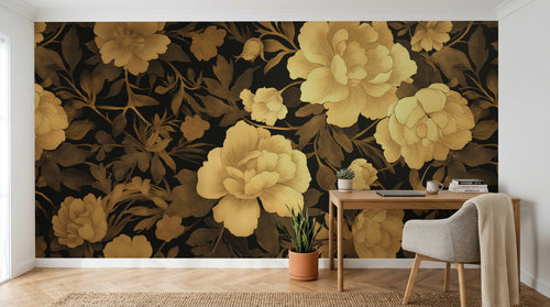 Design A0133 — Papier peint Damassé Classique — Novomur