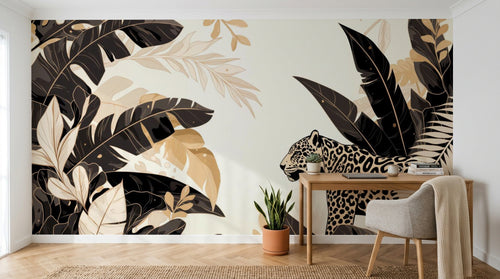 Design A0142 — Papier peint Safari Savane Aquarelle — Novomur