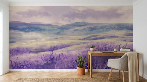 Design A0149 — Papier peint Paysage Montagne Réaliste — Novomur