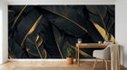 Design A0267 — Papier peint Palmier Tropical Vert - Collection 1 — Novomur