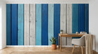 Design A0295 — Papier peint Bois Rustique Brun - Collection 1 — Novomur