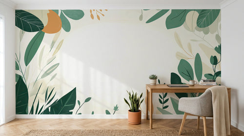 Design A0304 — Papier peint Botanique Feuillage - Collection 1 — Novomur