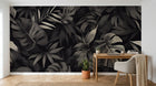 Design A0390 — Papier peint Palmier Tropical Vert - Collection 4 — Novomur