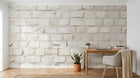 Design A0419 — Papier peint Brique Blanche — Novomur