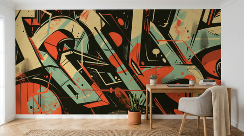 Design A0429 — Papier peint Graffiti Street Art — Novomur