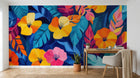 Design A0442 — Papier peint Palmier Tropical Vintage Sépia — Novomur