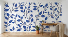 Design A0443 — Papier peint Botanique Feuilles Sombres — Novomur