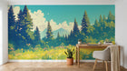 Design A0446 — Papier peint Forêt Pins et Sapins - Collection 2 — Novomur