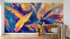 Design A0452 — Papier peint Palmier Tropical Pop Art Vif — Novomur