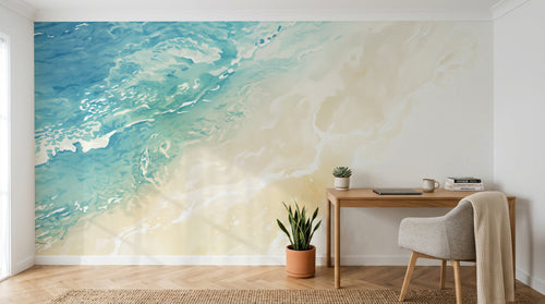 Design A0475 — Papier peint Paysage Plage et Mer — Novomur