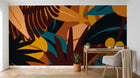 Design A0509 — Papier peint Palmier Tropical Vert - Collection 3 — Novomur