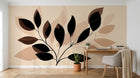 Design A0512 — Papier peint Botanique Feuilles Sombres — Novomur