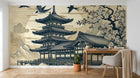 Design A0579 — Papier peint Mont Fuji et Hokusai — Novomur