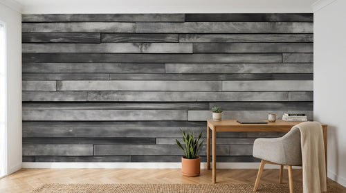 Design A0587 — Papier peint Bois Rustique Brun - Collection 1 — Novomur