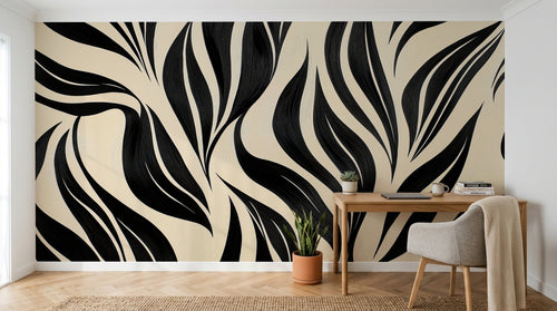 Design A0596 — Papier peint Art Encre Moderne — Novomur