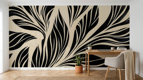 Design A0597 — Papier peint Art Encre Moderne — Novomur