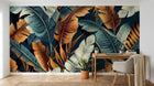 Design A0604 — Papier peint Palmier Tropical Vert - Collection 1 — Novomur