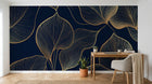 Design A0614 — Papier peint Art Déco Éventails et Or - Collection 1 — Novomur